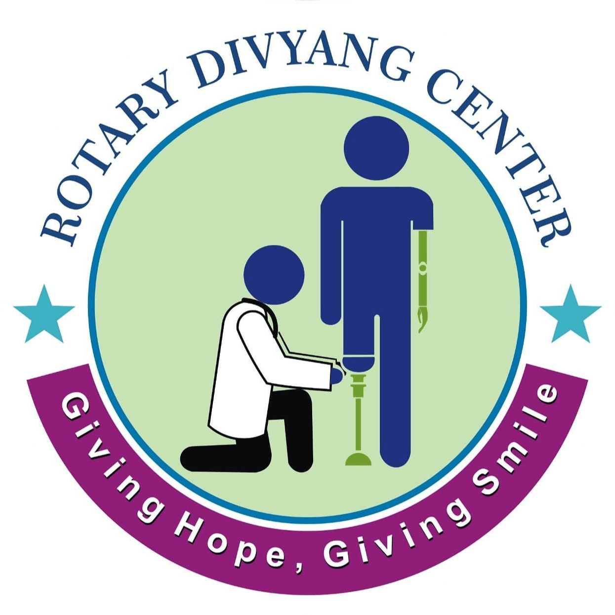 Rotary Divyang Center logo